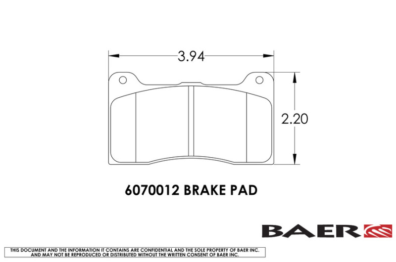 Ford Mustang Brake Kit - Rear - Baer Brakes - SS4+ Deep Stage, S4 Caliper, Slot & Drill, SDZ - Fire Red - `15-`23